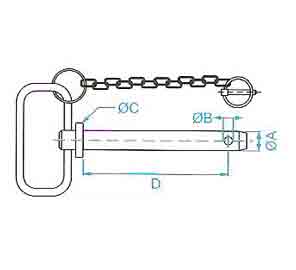 Hitch Pins with Chain and Linch Pin Manufacturer from India