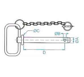 Hitch Pins with Chain and Linch Pin Manufacturer from India