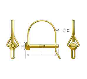 Wire Lock Pin Tab Round Manufacturer from India
